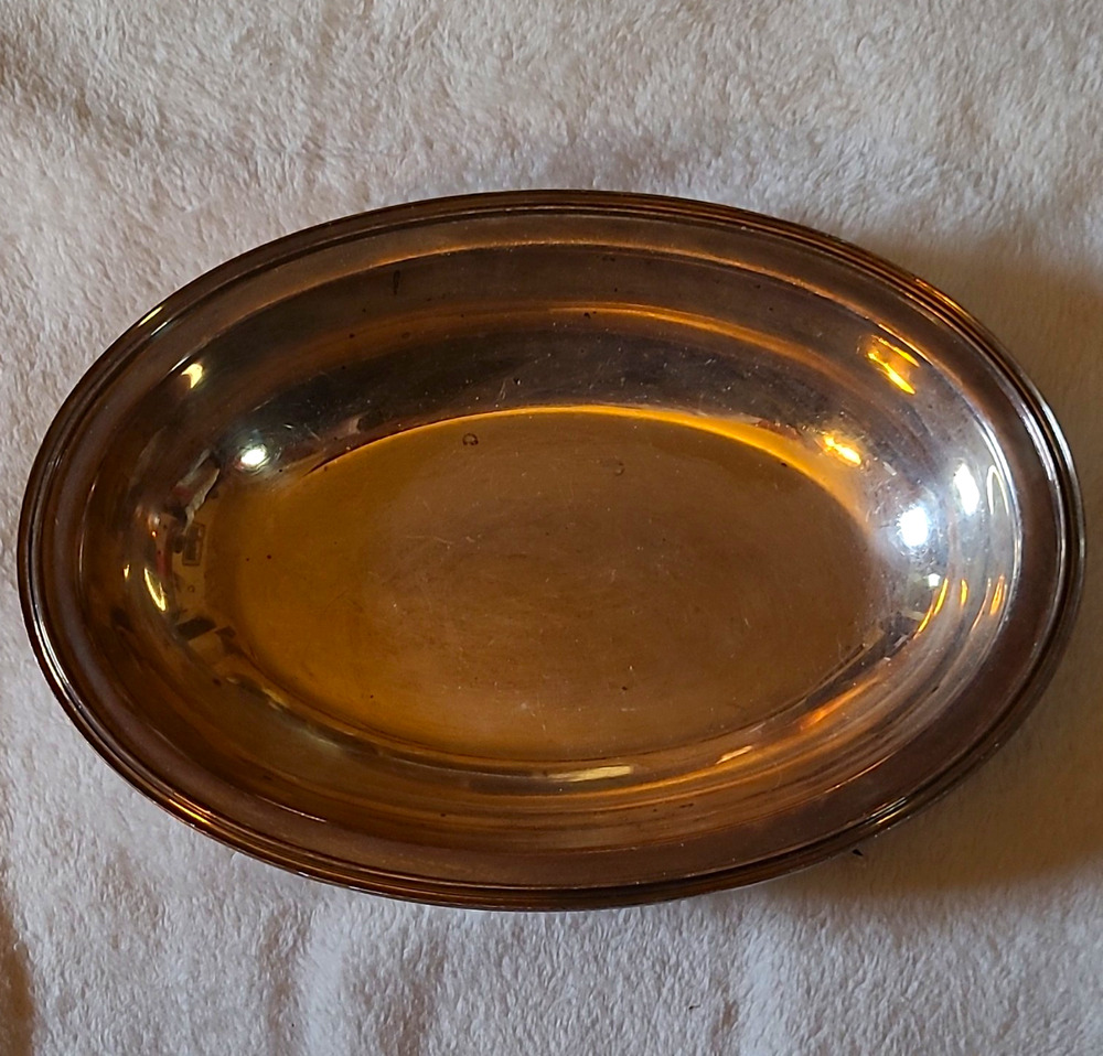 Vintage EPNS Silver Plate Oval Serving Bowl Dish Relish Tray Pattern 2617N 11"